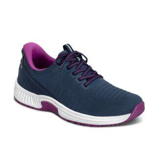 Orthofeet Women's Kita Hands Free Sneakers 80032 - Navy Orchid